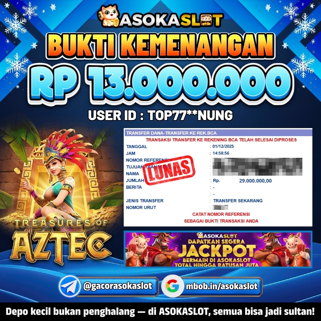 Bukti Jackpot